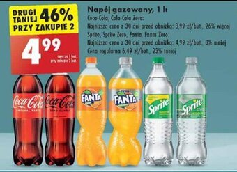 Biedronka Napój gazowany, 1 l oferta