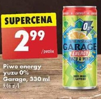 Biedronka Piwo energy yuzu 0% Garage, 330 ml oferta