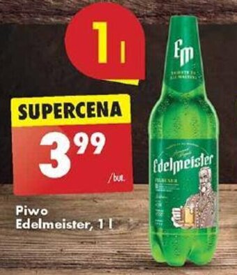 Biedronka Piwo Edelmeister, 1 l oferta