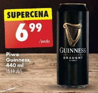 Biedronka Piwo Guinness, 440 ml oferta