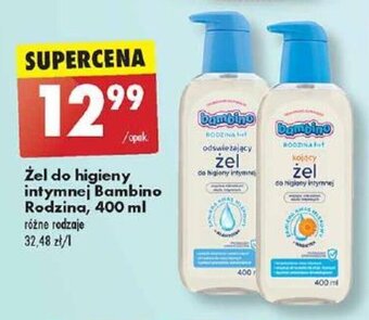 Biedronka Żel do higieny intymnej Bambino Rodzina, 400 ml oferta