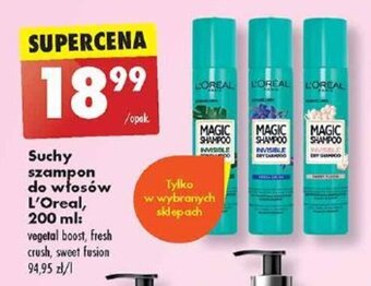 Biedronka Suchy szampon do włosów L'Oreal, 200 ml oferta