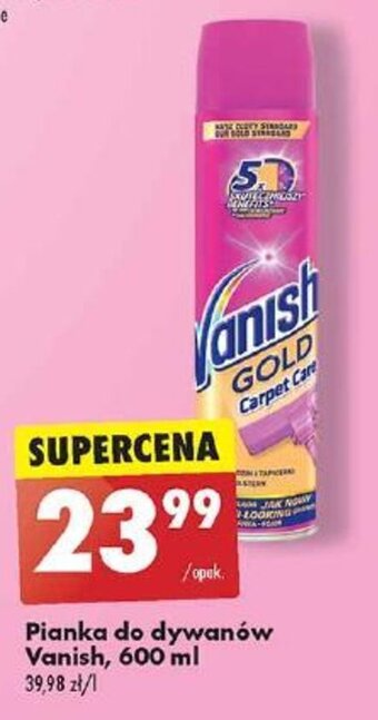 Biedronka Pianka do dywanów Vanish, 600 ml oferta