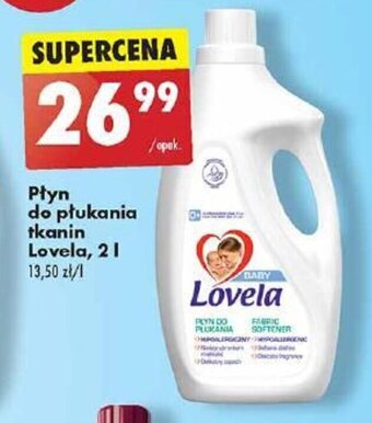 Biedronka Płyn do płukania tkanin Lovela, 2 l oferta