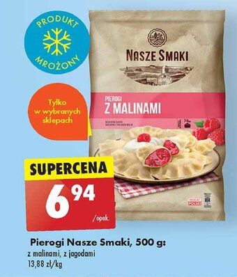 Biedronka Pierogi z jagodami oferta