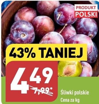 ALDI Śliwki polskie 1kg oferta