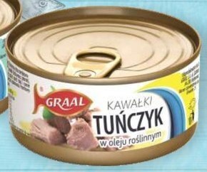 Graal tuńczyk kawałki w oleju roślinnym 170 g
