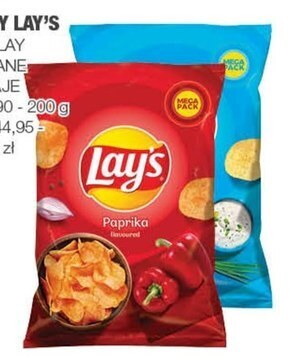 EuroSPAR Lay's chipsy ziemniaczane o smaku papryki 250 g oferta
