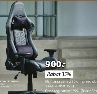JYSK Krzesło gamingowe oferta