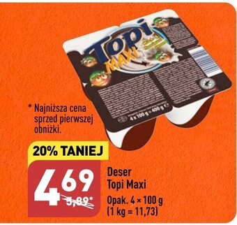 ALDI Deser Topi Maxi 4x100 g oferta