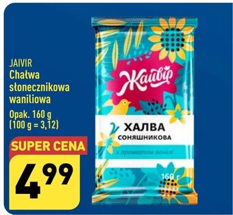 ALDI JAIVIR Chałwa słonecznikowa waniliowa Opak. 160 g oferta