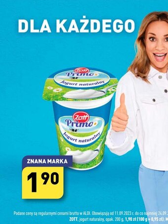 ALDI Zott Jogurt oferta