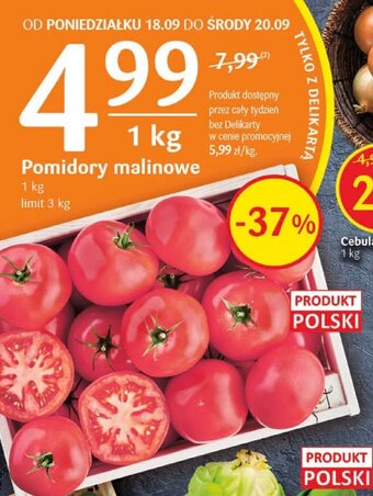 Delikatesy Centrum Pomidory malinowe 1 kg oferta