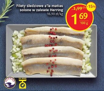 Filety śledziowe a'la matias solone w zalewie Herring 100g