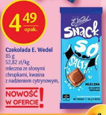 Delikatesy Centrum Czekolada E. Wedel 85 g oferta