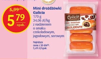 Delikatesy Centrum Galicia Mini drożdżówki 170g oferta