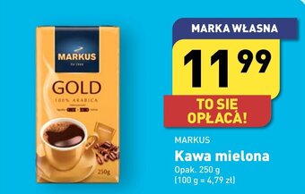 ALDI Kawa mielona Opak. 250 g oferta