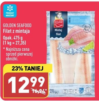 ALDI GOLDEN SEAFOOD Filet z mintaja 475 g oferta