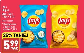 ALDI LAY'S Chipsy 160 g oferta