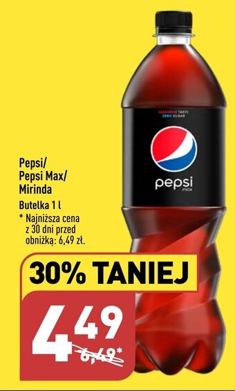 ALDI Pepsi/ Pepsi Max/ Mirinda 1 l oferta