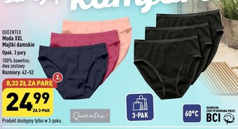 ALDI QUEENTEX Moda XXL Majtki damskie 3 szt. oferta
