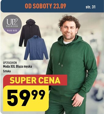 ALDI UP2FASHION Moda XXL Bluza męska oferta