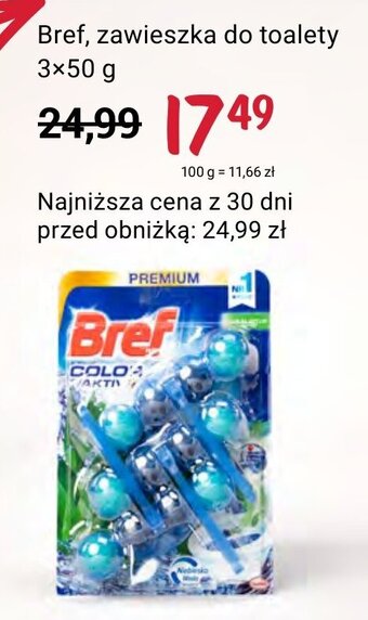 Rossmann Bref, zawieszka do toalety 3x50 g oferta