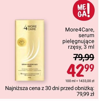 Rossmann More4Care, serum pielęgnujące rzęsy, 3 ml oferta