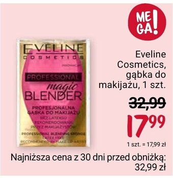 Rossmann Eveline Cosmetics, gąbka do makijażu, 1 szt. oferta