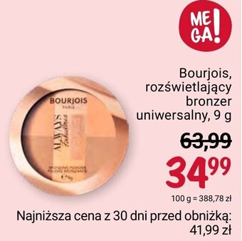 Rossmann Bourjois, rozświetlający bronzer uniwersalny, 9 g oferta