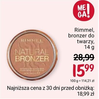 Rossmann Rimmel, bronzer do twarzy, 14 g oferta