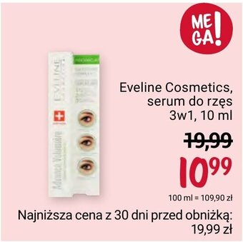 Rossmann Eveline Cosmetics, serum do rzęs 3w1, 10 ml oferta