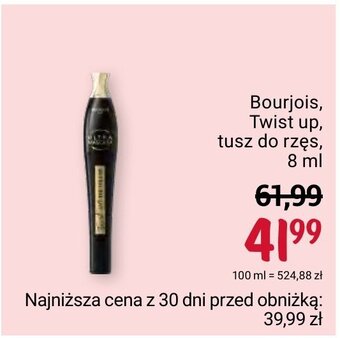 Rossmann Bourjois, Twist up, tusz do rzęs, 8 ml oferta