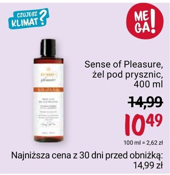 Rossmann Sense of Pleasure, żel pod prysznic, 400 ml oferta