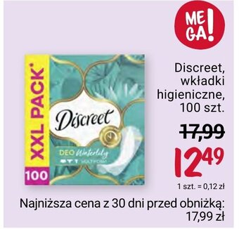Rossmann Discreet, wkładki higieniczne, 100 szt. oferta