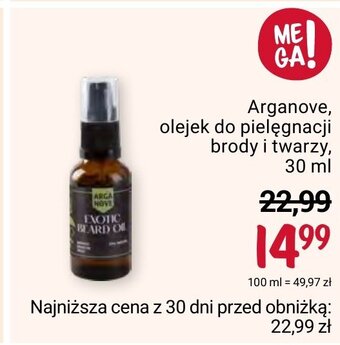 Rossmann Arganove olejek do pielęgnacji brody i twarzy 30ml oferta