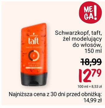 Rossmann Schwarzkopf taft żel modelujący do włosów 150 ml oferta