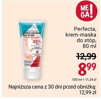 Rossmann Perfecta krem maska do stóp 80 ml oferta