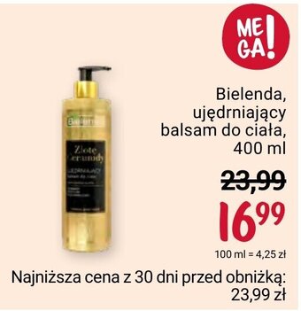 Rossmann Bielenda ujędrniający balsam do ciała 400ml oferta