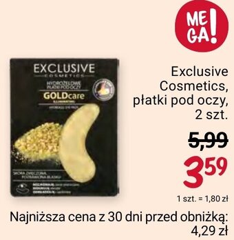 Rossmann Exclusive Cosmetics płatki pod oczy 2szt. oferta