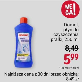 Rossmann Domol płyn do czyszczenia pralki 250 ml oferta
