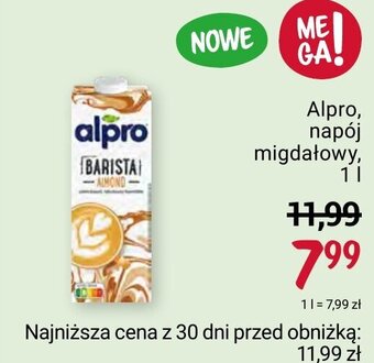 Rossmann Alpro napój migdałowy 1l oferta