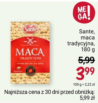Sante maca tradycyjna 180g