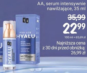 Rossmann AA serum intensywnie nawilżające 35 ml oferta