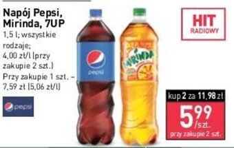 Stokrotka Napój Pepsi Mirinda 7UP 1,5 l oferta
