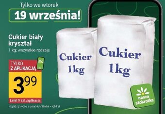 Stokrotka Cukier biały kryształ 1kg oferta