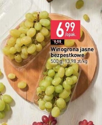 Stokrotka Winogrona jasne bezpestkowe 500 g oferta
