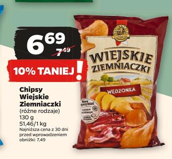Netto Chipsy wiejskie ziemniaczki oferta