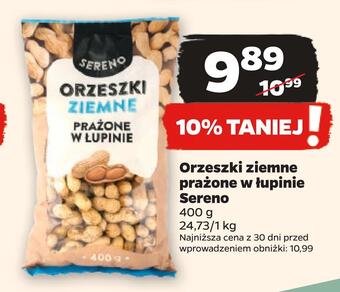 Netto Orzeszki ziemne prażone w łupinie sereno oferta