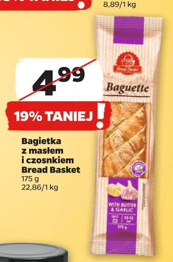 Netto Bagietka z masłem i czosnkiem bread basket oferta